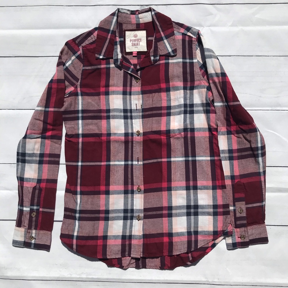 Long Sleeve Plaid Shirt